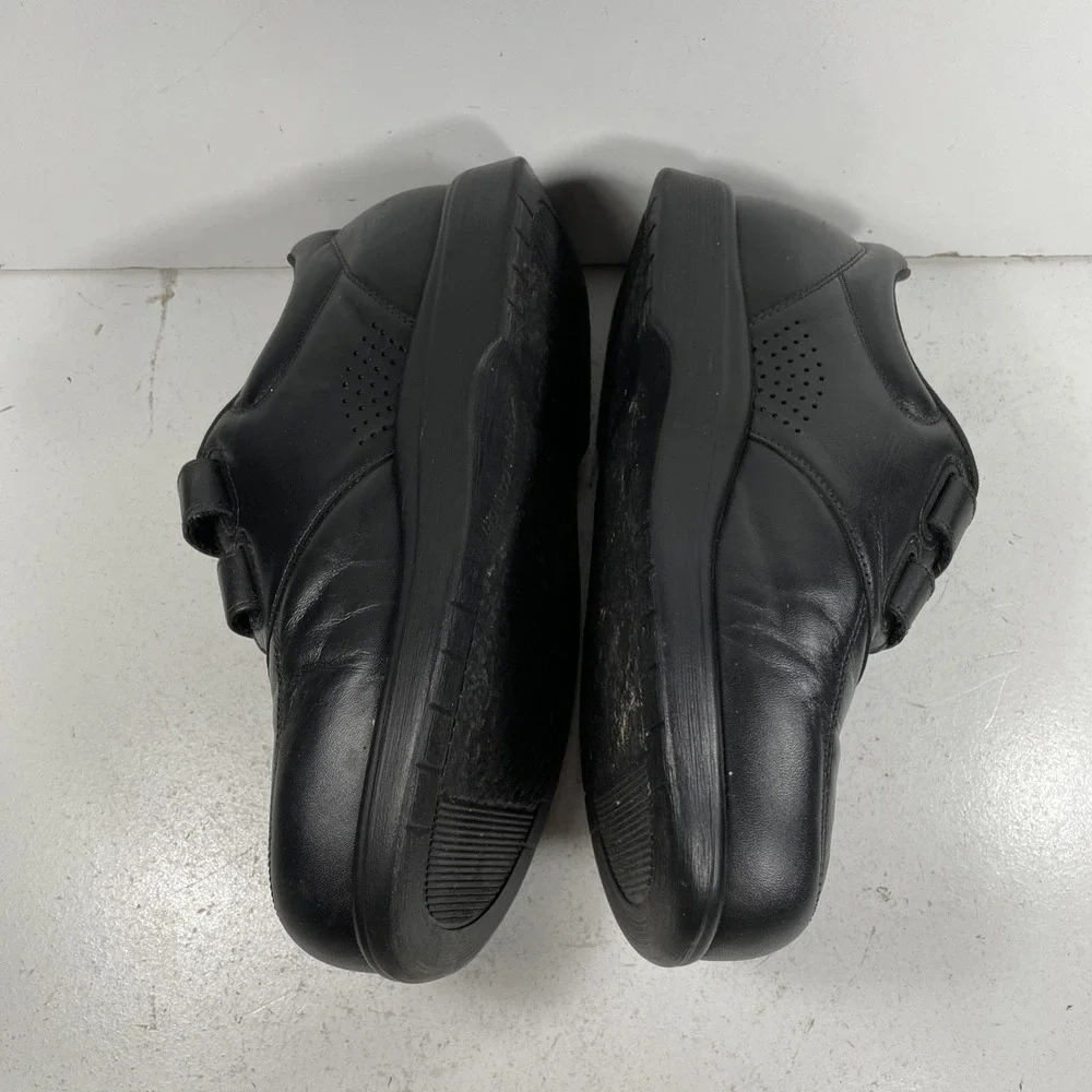 SAS VTO Leather Tripad Comfort Walking Shoe Black Leather Men 9.5 WWW Extra Wide